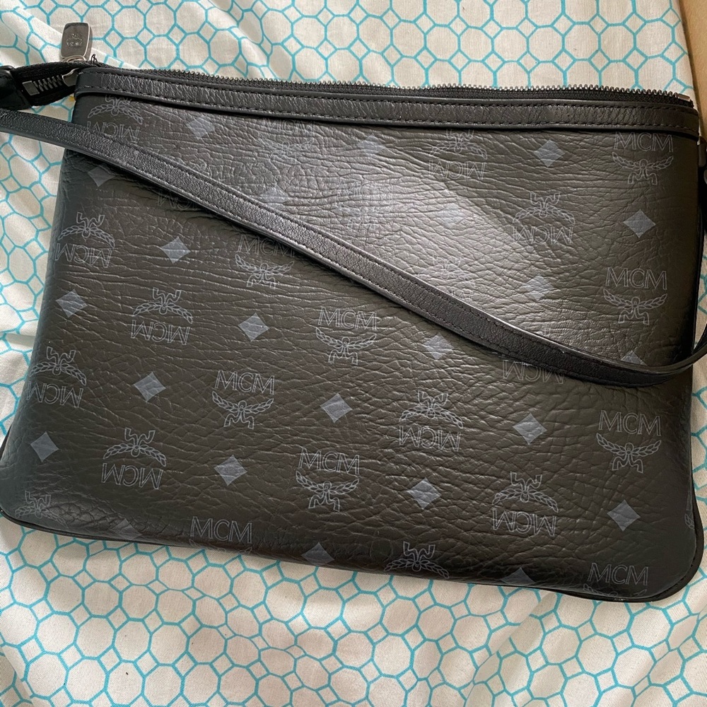 Black MCM pouch